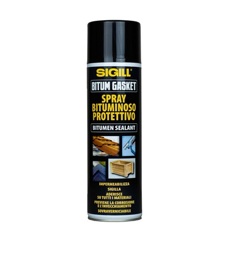 SILICONE ELASTOMERICO PER BITUME SIGILL NERO IN CARTUCCIA 300 ml RIPARA